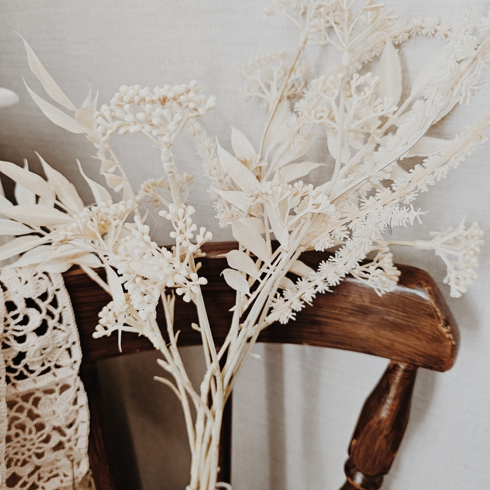 Cream Faux Flower Bundle - Picture 3 of 3